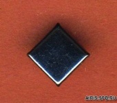 Пукля квадрат 10*10 мм т/никель с шипами