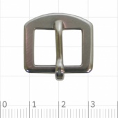 Пряжка для уздечки EQUIMAN из нержавеющей стали. Высота 13 мм/ширина 13 мм 