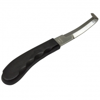 Нож копытный BLACK SMITH с пластиковой ручкой 